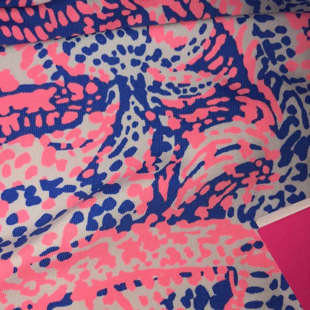 Lilly Pulitzer Carmen Ruffled Tankini Coastal Blue - Picture 7 of 7
